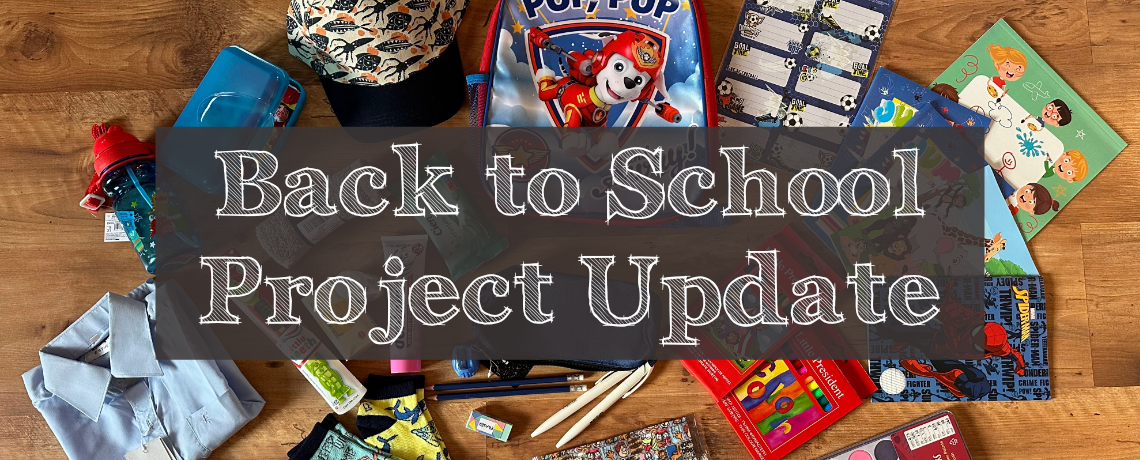 Back to School Project Update